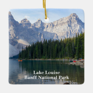 Lake Louise in Banff Canada Ceramic Ornament