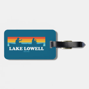 Lake Lowell Idaho Canoe Luggage Tag