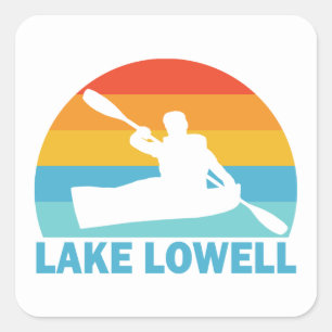 Lake Lowell Idaho Kayak Square Sticker