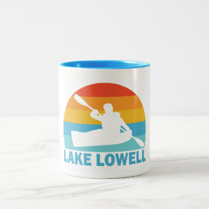Lake Lowell Idaho Kayak Two-Tone Coffee Mug
