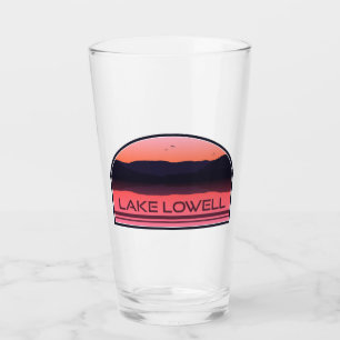 Lake Lowell Idaho Red Sunrise Glass