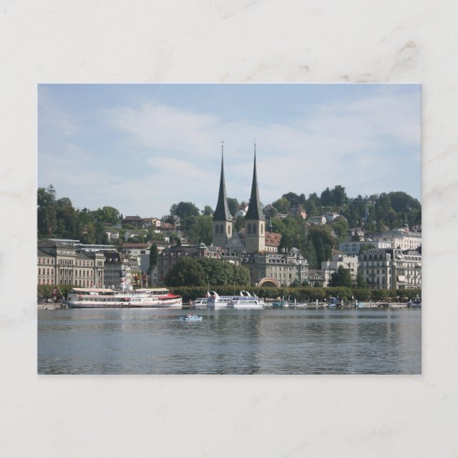 Lake Lucerne, Vierwaldstattersee, Switzerland Postcard (Front)