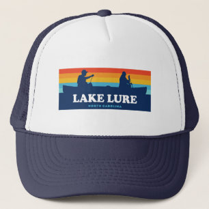 Lake Lure North Carolina Canoe Trucker Hat
