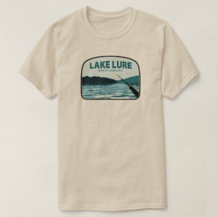 Lake Lure North Carolina Fishing Rod T-Shirt