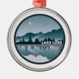 Lake Lure North Carolina Reflection Metal Tree Decoration
