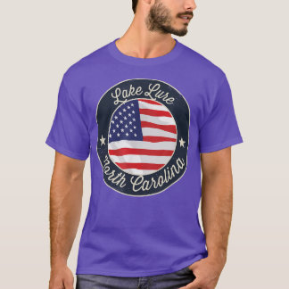 Lake Lure - Patriotic North Carolina Souvenir T-Sh T-Shirt