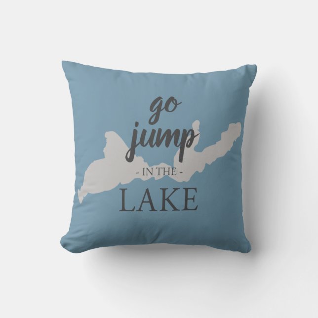 Lake Macatawa Pillow (Front)