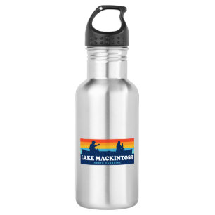 Lake Mackintosh North Carolina Canoe 532 Ml Water Bottle