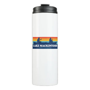 Lake Mackintosh North Carolina Canoe Thermal Tumbler