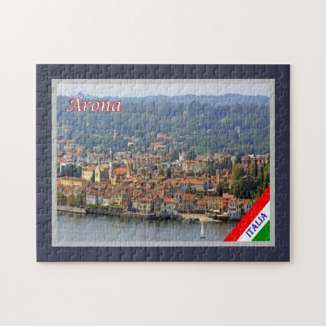 Lake Maggiore – Arona – Jigsaw Puzzle (Horizontal)