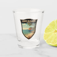 Lake Malawi Africa Travel Art Vintage