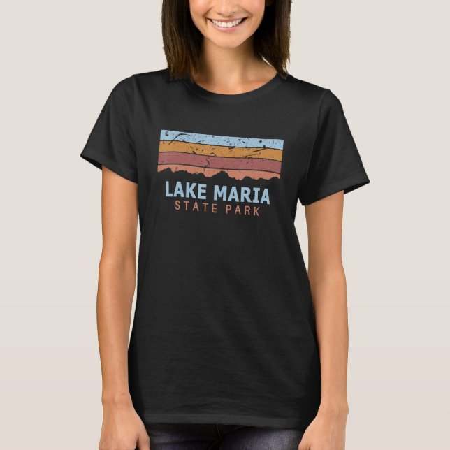 Lake Maria State Park Minnesota Retro Cool T-Shirt (Front)