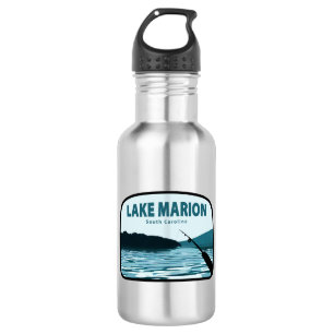Lake Marion South Carolina Fishing Rod 532 Ml Water Bottle