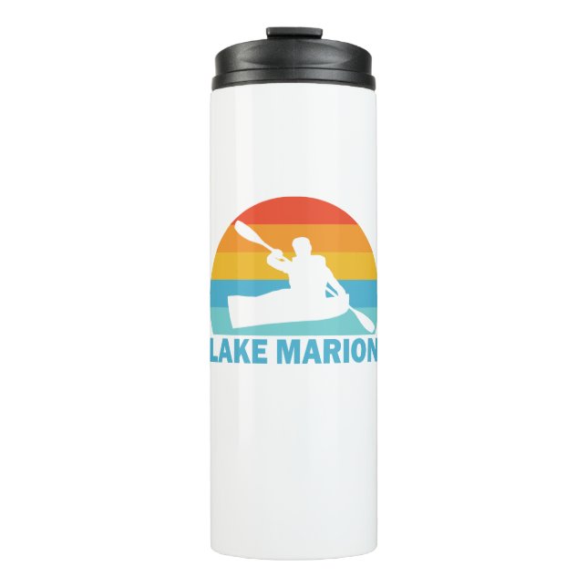 Lake Marion South Carolina Kayak Thermal Tumbler (Front)