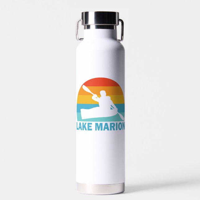 Lake Marion South Carolina Kayak Water Bottle (Front)