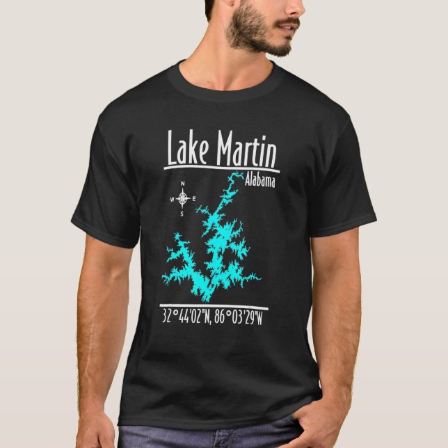 Lake Martin  Alabama T-Shirt (Front)