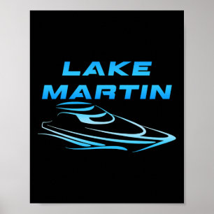 Lake Martin Chimney Rock Party Cove Cool Boating S Poster