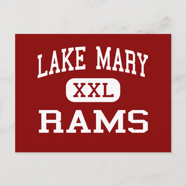 Lake Mary - Rams - High School - Lake Mary Florida Postcard (Front)