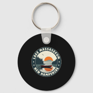 Lake Mase New Hampshire Sunset T Shirt  Key Ring