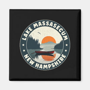 Lake Mase New Hampshire Sunset T Shirt  Magnet