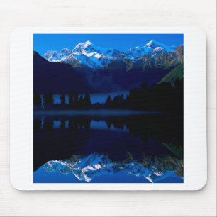 Lake Mason Reflects Tasman Cook New Zealand Mouse Mat