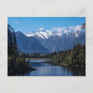 Lake Matheson & Mt Cook, New Zealand - Postcard
