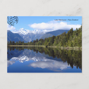 Lake Matheson (Neuseeland) Postkarte Postcard
