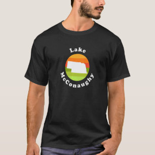 Lake McConaughy Nebraska Outdoors Sunrise NE Souve T-Shirt