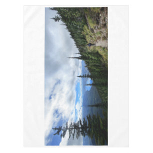 Lake McDonald frm Mt Brown - Glacier National Park Tablecloth