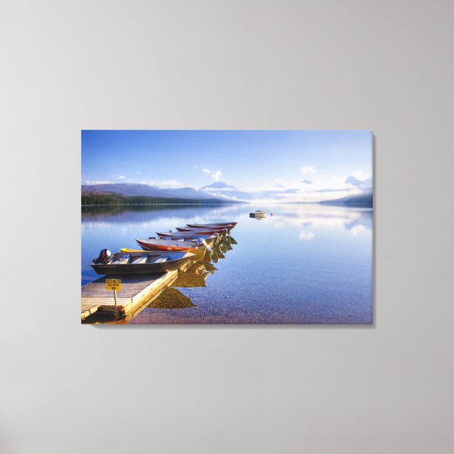 Lake McDonald, Glacier National Park, Montana, Canvas Print (Front)