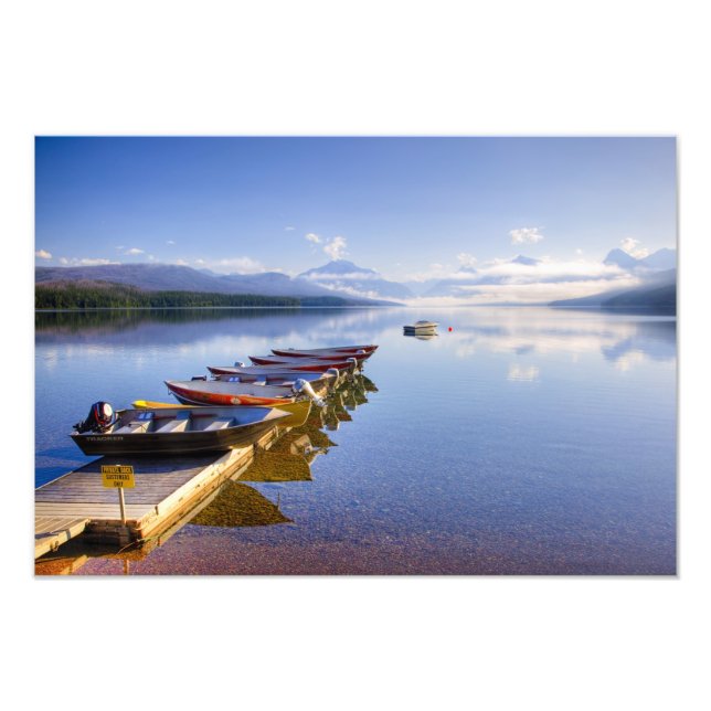 Lake McDonald, Glacier National Park, Montana, Photo Print (Front)