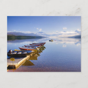 Lake McDonald, Glacier National Park, Montana, Postcard