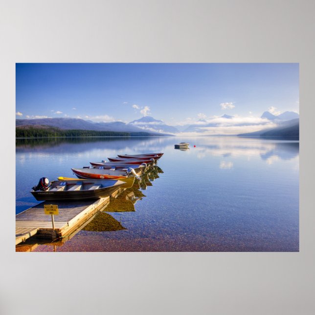 Lake McDonald, Glacier National Park, Montana, Poster (Front)