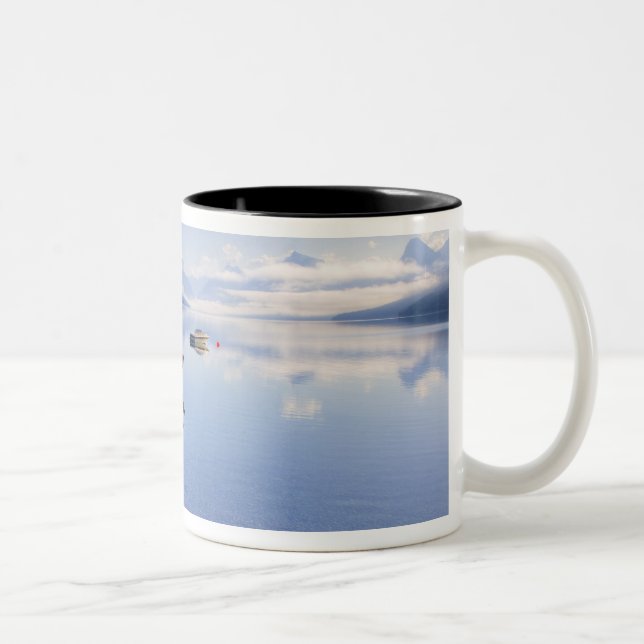 Lake McDonald, Glacier National Park, Montana, Two-Tone Coffee Mug (Right)