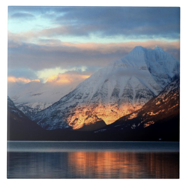 Lake McDonald, Glacier National Park Tile (Front)