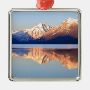 Lake Mcdonald Metal Tree Decoration