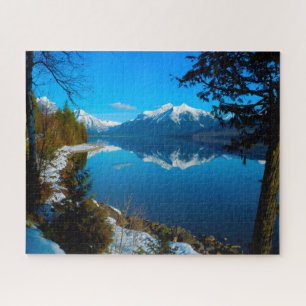 Lake McDonald Mount Vaught Montana. Jigsaw Puzzle