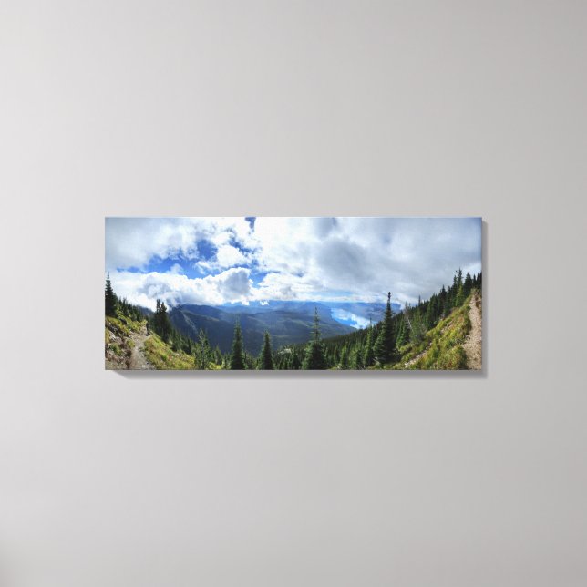 Lake McDonald Mt Brown - Glacier National Park Canvas Print (Front)