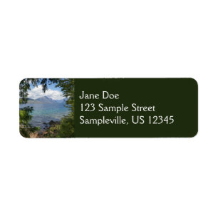 Lake McDonald Through Forest Frame