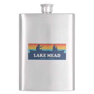 Lake Mead Nevada Arizona Canoe Hip Flask