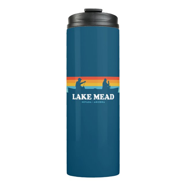 Lake Mead Nevada Arizona Canoe Thermal Tumbler (Front)