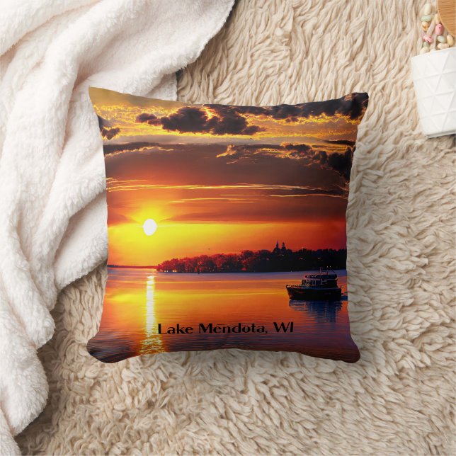 Lake Mendota, WI, Cushion (Blanket)