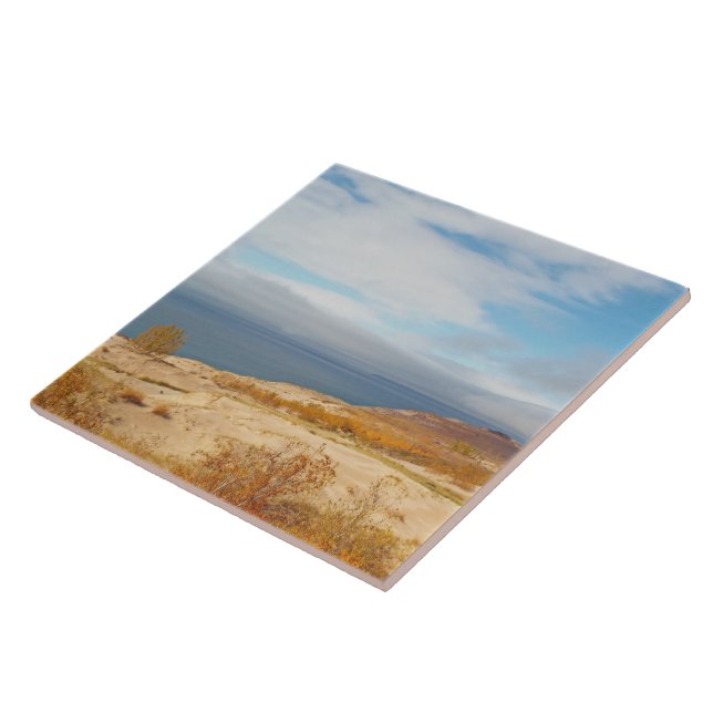 "LAKE MICHIGAN AT SLEEPING BEAR DUNES" TILE (Side)