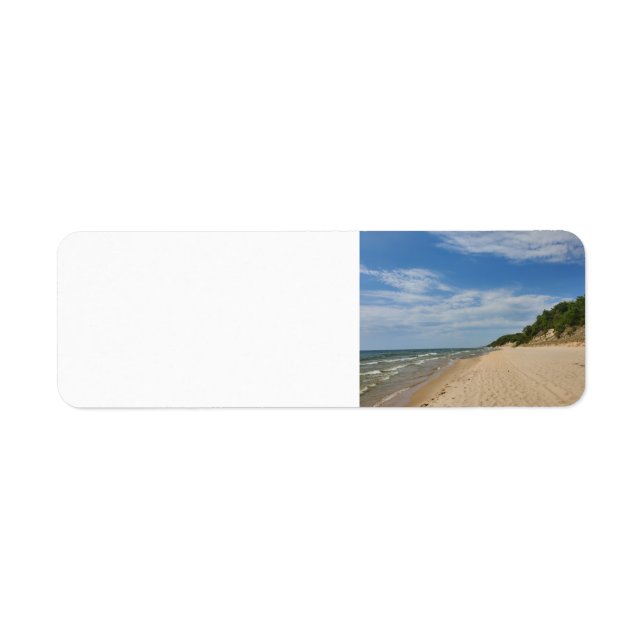 Lake Michigan beach address labels (Front)