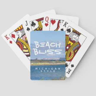 Lake Michigan Beach Bliss Playing Cards