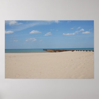 Lake Michigan Beach Poster