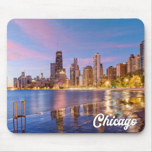 Lake Michigan, Chicago, Illinois, USA Mouse Mat