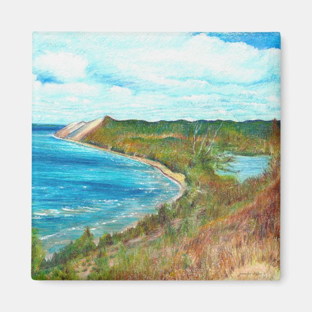 Lake Michigan Dunes Magnet (Front)