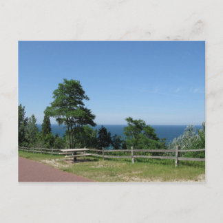 Lake Michigan from Arcadia MI Postcard