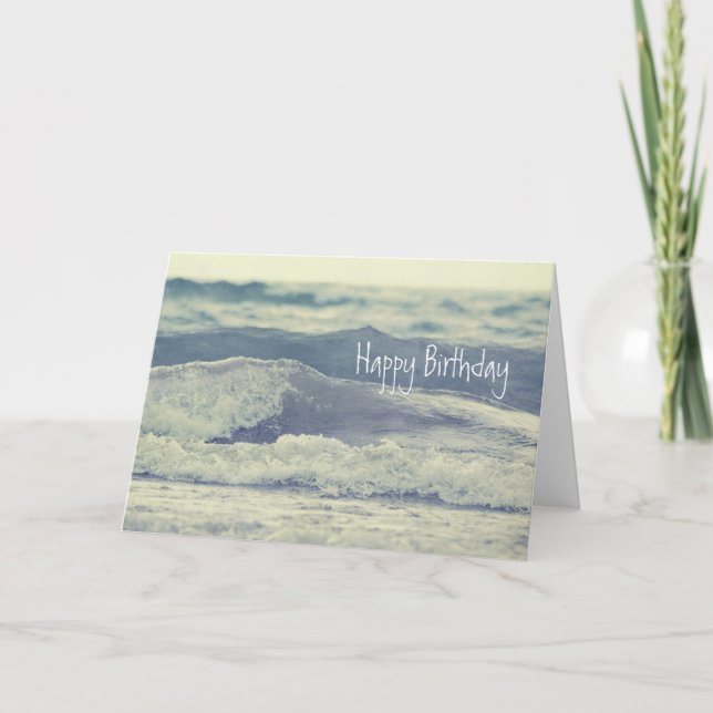 Lake Michigan Great Lakes Tidal Wave Card (Front)